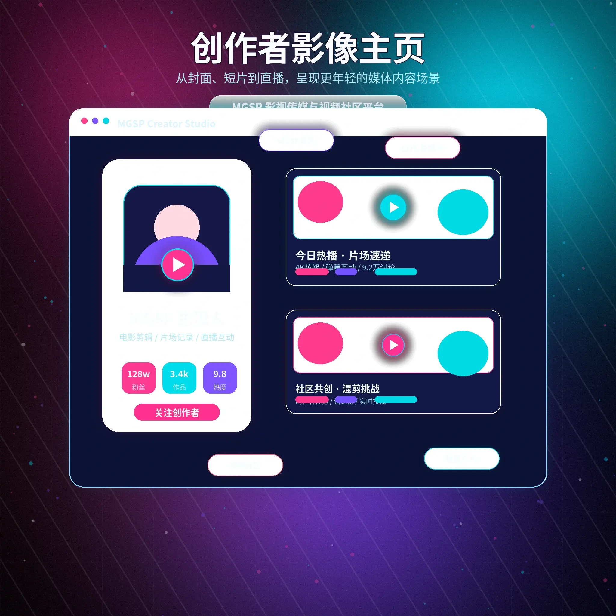 蘑菇视频年轻用户影像内容展示